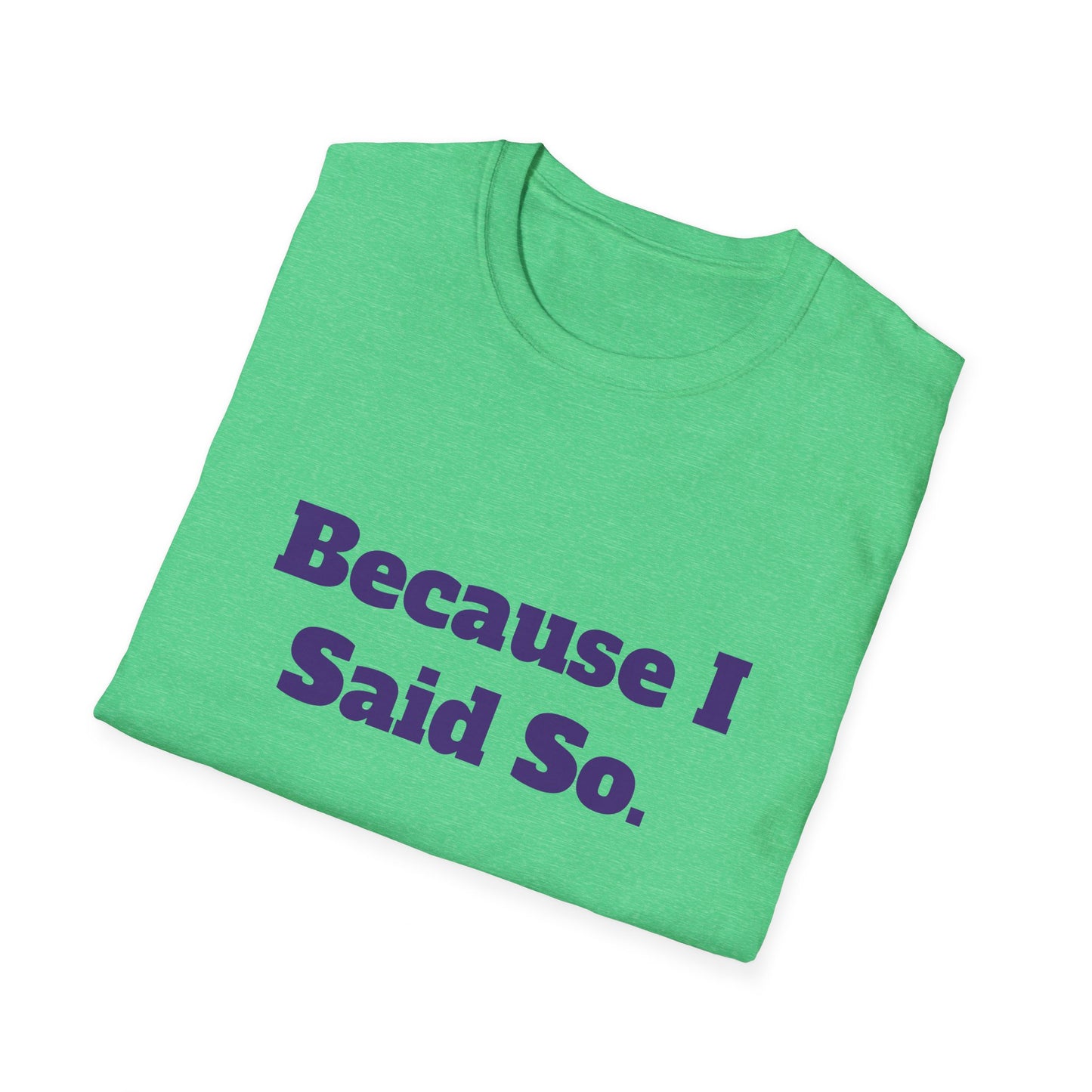 "Because I Said So." T-Shirt